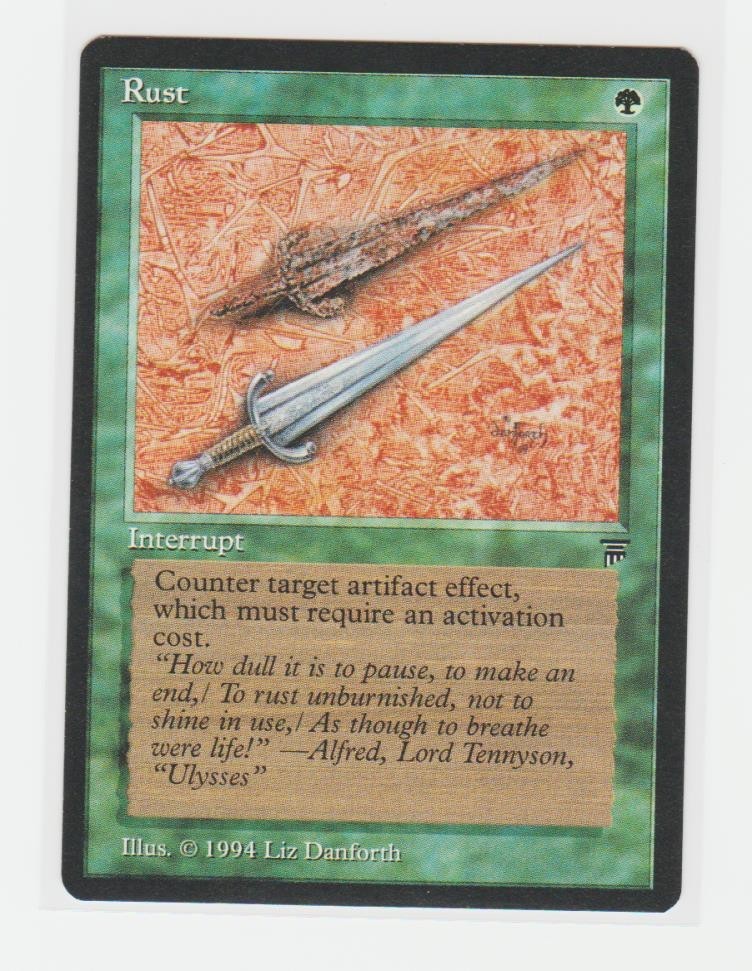 Magic the Gathering ~ MTG ~ 1x Rust ~ LEGENDS ~ M/NM