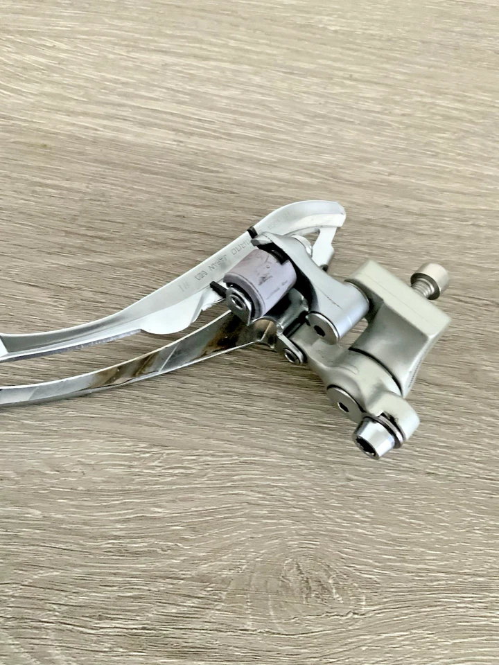 SHIMANO 105 FRONT DERAILLEUR BRAZE-ON MODEL 1056 6, 7, OR 8 SPEED GRAY - Image 4 of 4