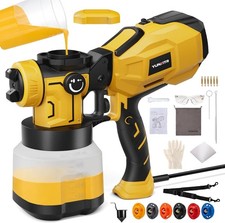 Hvlp Paint Sprayer1200w High Power Electric Spray Gun6 Nozzles3 Spray Pattern Hvlp Paint Sprayer1200w High Power Electric Spray Gun6 Nozzles3 Spray Pattern
