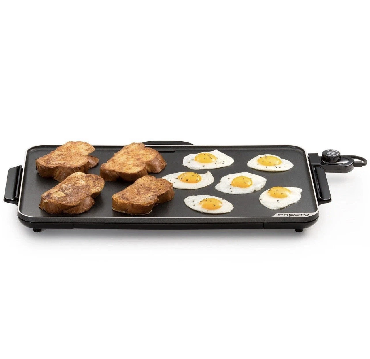 Presto Griddle 22 Inch Electric Slim Line Black Flat Top Removable Handles NIB