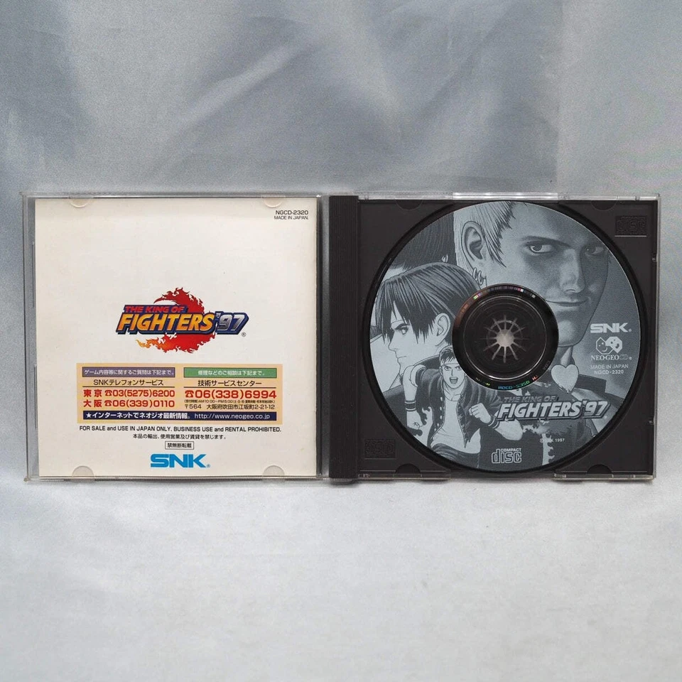 THE KING OF THE FIGHTERS 97 Neo Geo CD testé SNK NGCD étui d'origine - Photo 2/4