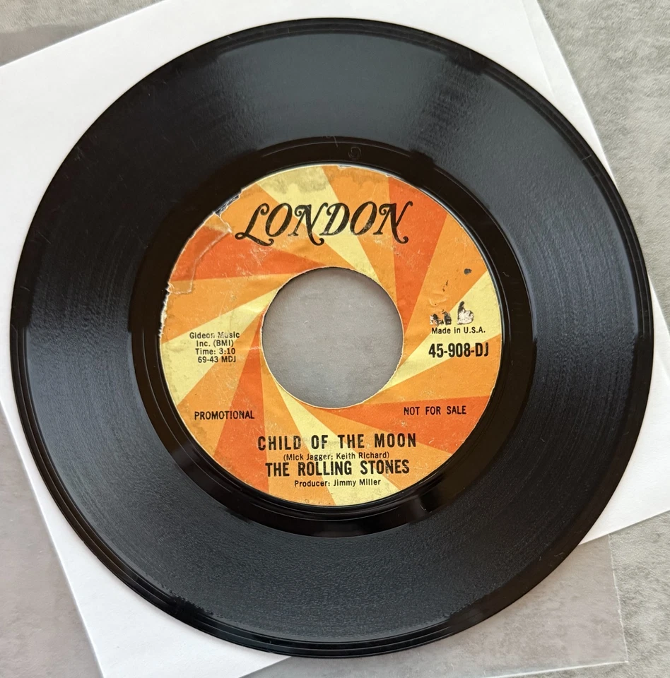 The Rolling Stones - PROMO 7" Vinyl - Jumpin' Jack Flash - 1968 London Records - Image 2 of 4