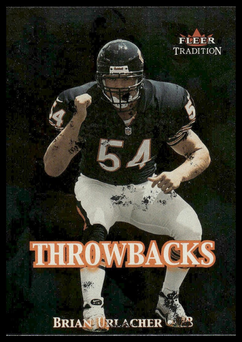 Brian Urlacher Fleer Tradition Throwbacks #7 Base
