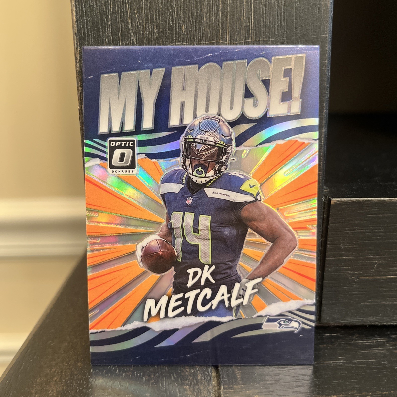 DK METCALF 2021 PANINI DONRUSS OPTIC PRIZM MY HOUSE! INSERT SEAHAWKS Silver Holo