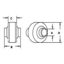 Lift Arm Weld-on Ball (Cat. III) Fits Speeco Replaces S02023100