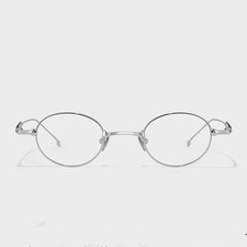 Oval Titanium Eyeglass Frame Full Rim Titanium Spectacles Extra Light 8.4g