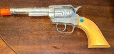 Vintage Pony Boy Cap Gun WOOD SAPPHIRE GRIPS