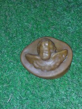 Small Rubber Latex Mould Of A Cherub Angel