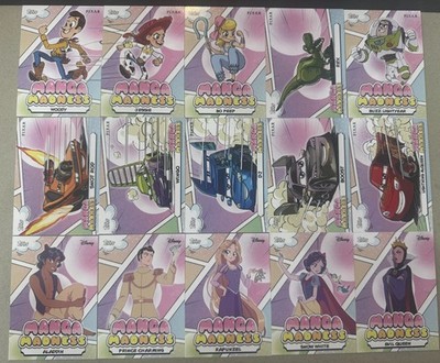 2026 Topps Disney Neon MANGA MADNESS Insert Complete Set 15 Cards