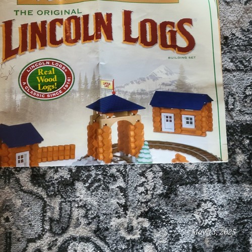 Das Original Lincoln Logs Yukon Express Echtholz Stapelblöcke Zugset lesen - Bild 6 von 8