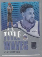 KLAY THOMPSON 2021-22 PANINI ELITE TITLE WAVES ACETATE SP #9