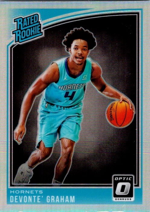 2018-19 Panini Donruss Optic - Rated Rookie Holo Prizm #189 Devonte' Graham (RC)