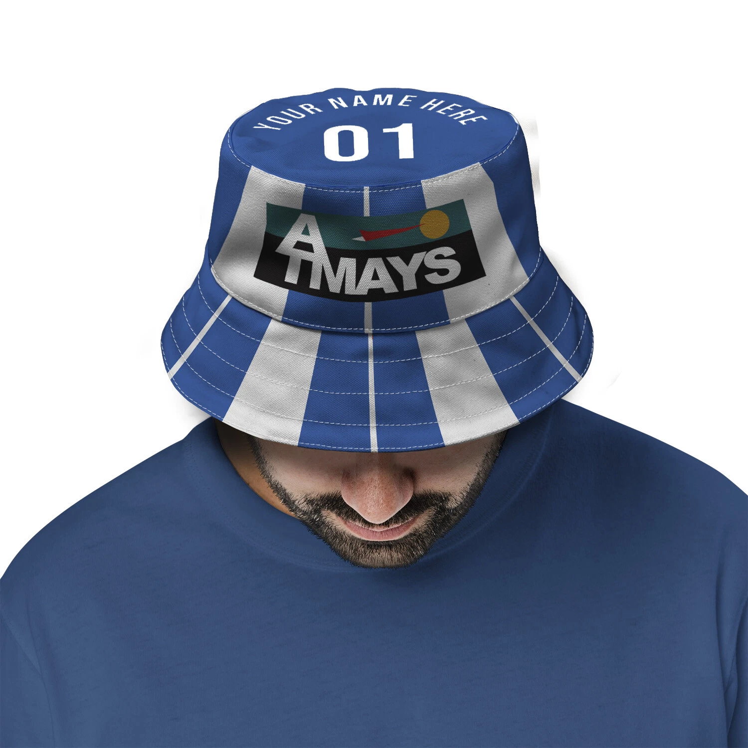 Kilmarnock 1997 Home Retro Football Bucket Hat Festival Fisherman Hat Unofficial