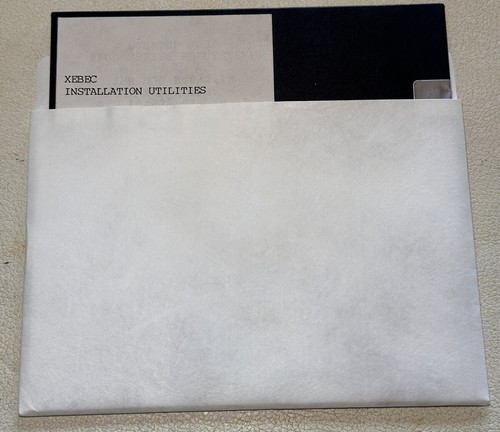Xebec Siderware Installation & Support Utilities For Apple II DOS 3.3 - 5.25” - Picture 3 of 3