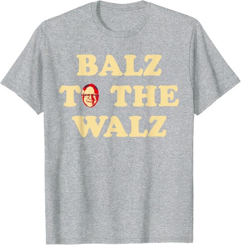 Balz To The Walz Harris Walz 47 President 24 Election Funny T-Shirt - 第 8/13 張圖片