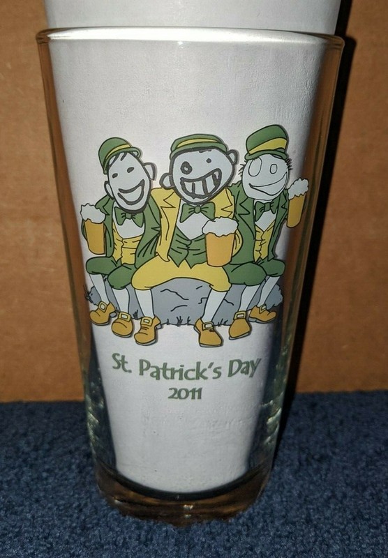 Newbury Comics Limited Edition Pint Glass St. Patrick's Day 2011