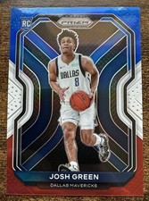 2020-21 Panini Prizm RWB Red White Blue Josh Green Rookie #294 Hornets RC USA