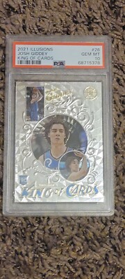 2021-22 Panini ILLUSIONS KING OF CARDS #26 Josh Giddey PSA 10