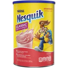 Nestle Nesquik Strawberry Flavor Powder Drink Mix, 35.5 oz
