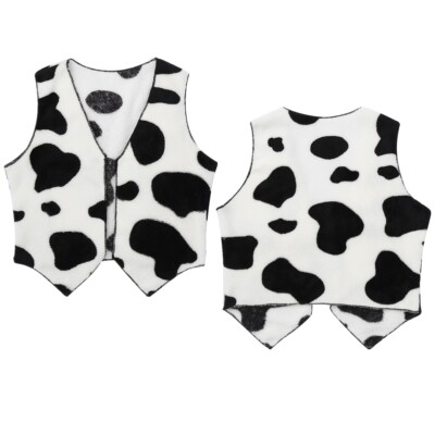 Kinder Cowgirl Cowboy Weste Ärmellose Jacke Top Wilder Westen Cosplay Fasching