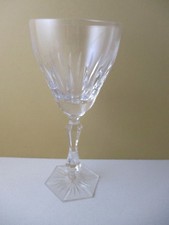 CRYSTAL CLEAR - ELEGANCE (Multi-Sided Foot) WATER GOBLET - 7 3/4" x 3 1/2" 0201H