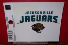 JACKSONVILLE JAGUARS LOGO 3X4 SMALL STATIC DECAL RICO INDUSTRIES-