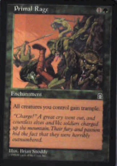 Primal Rage - Stronghold: #112, Magic: The Gathering Lp R112