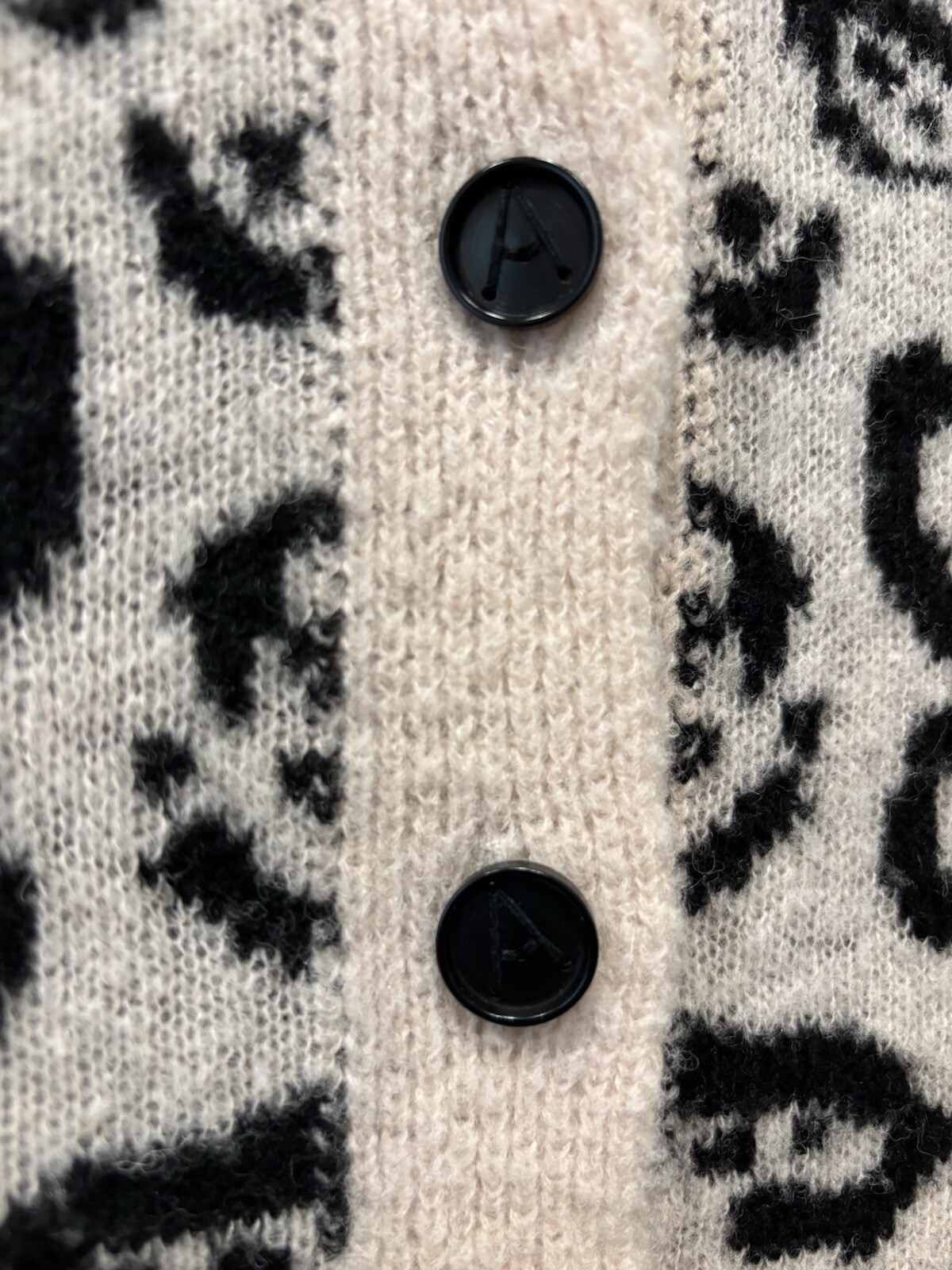 ALTUZARRA Leopard-print Button-front Cropped Wool… - image 6