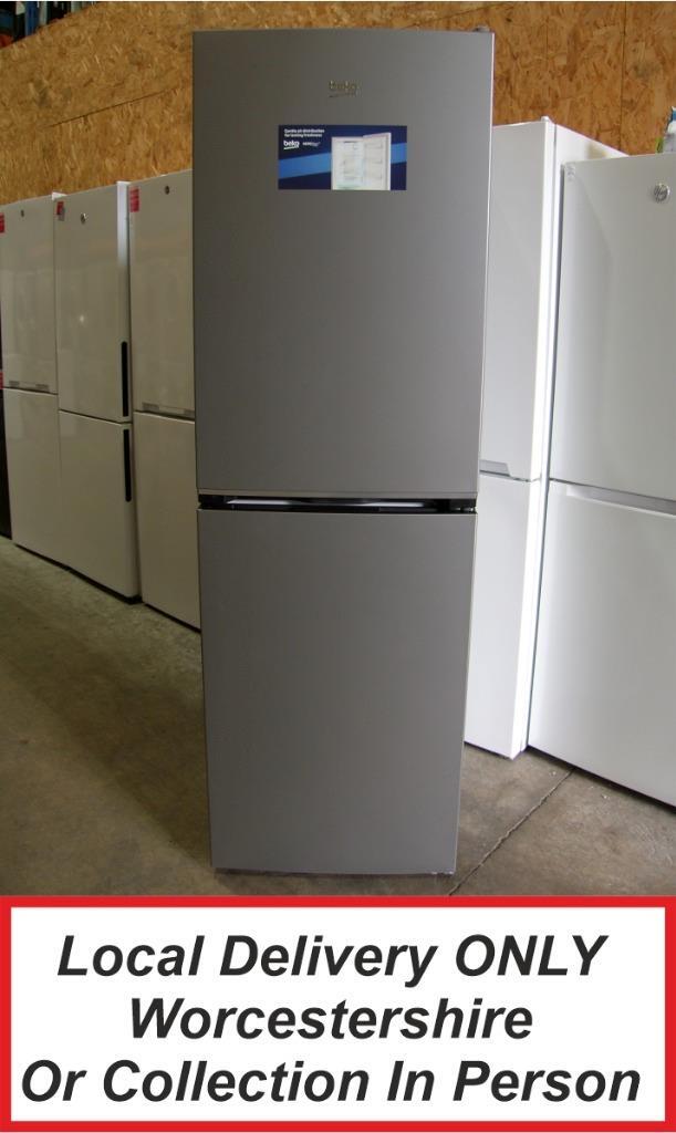 Beko CNG4692S Silver Fridge Freezer with AeroFlow (Suitable in Outbuildings) PFF