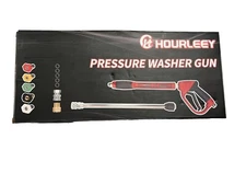 Hourleey 40 Inch Red High Power Pressure Washer Gun with 5 Nozzle Tips