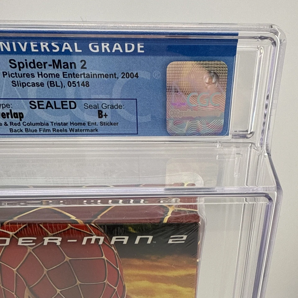 Sony Marvel Spider-Man 2 (2004) VHS: New Sealed Watermark Graded CGC 9.4 - Image 4 of 4