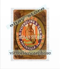 brewing porter lager BEER HORSE mancave bar restaurant tin sign tavern brewery  