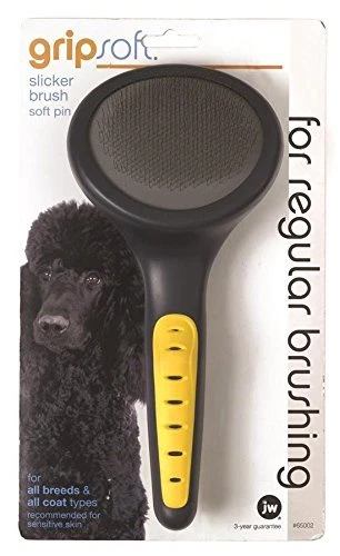 Soft slicker dog brush hot sale