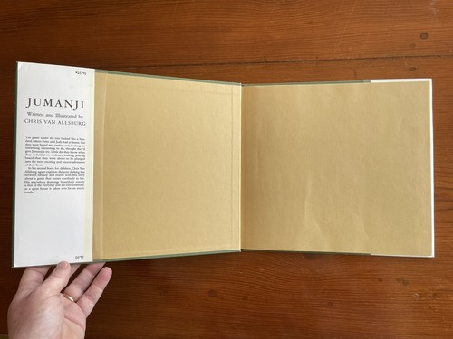 SIGNED - Jumanji by Chris Van Allsburg, 1st edition (1981, HC, DJ) - Foto 5 di 13