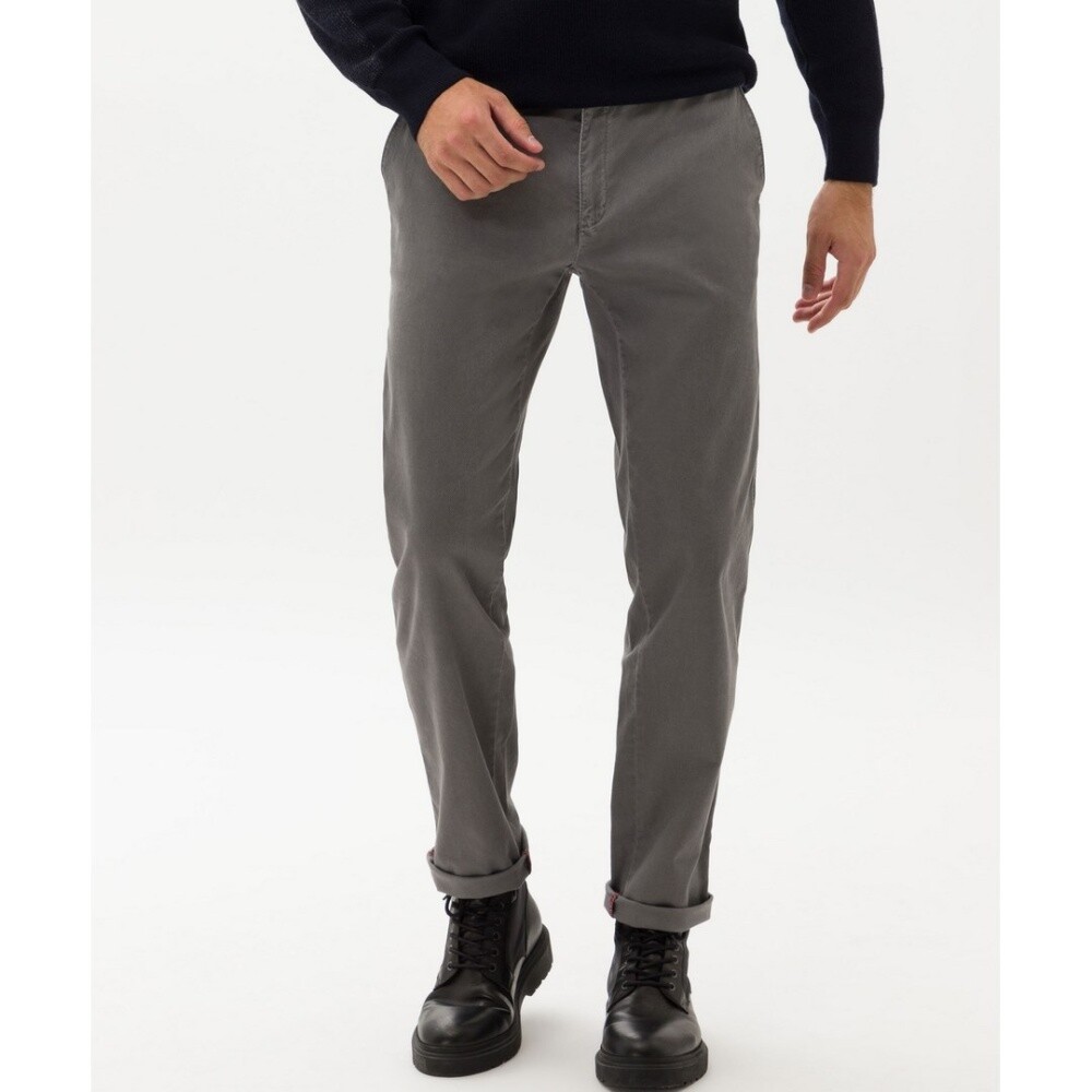 Brax Uomo Pantaloni Chino Stile Fabio Grigio 811307 7882020 06
