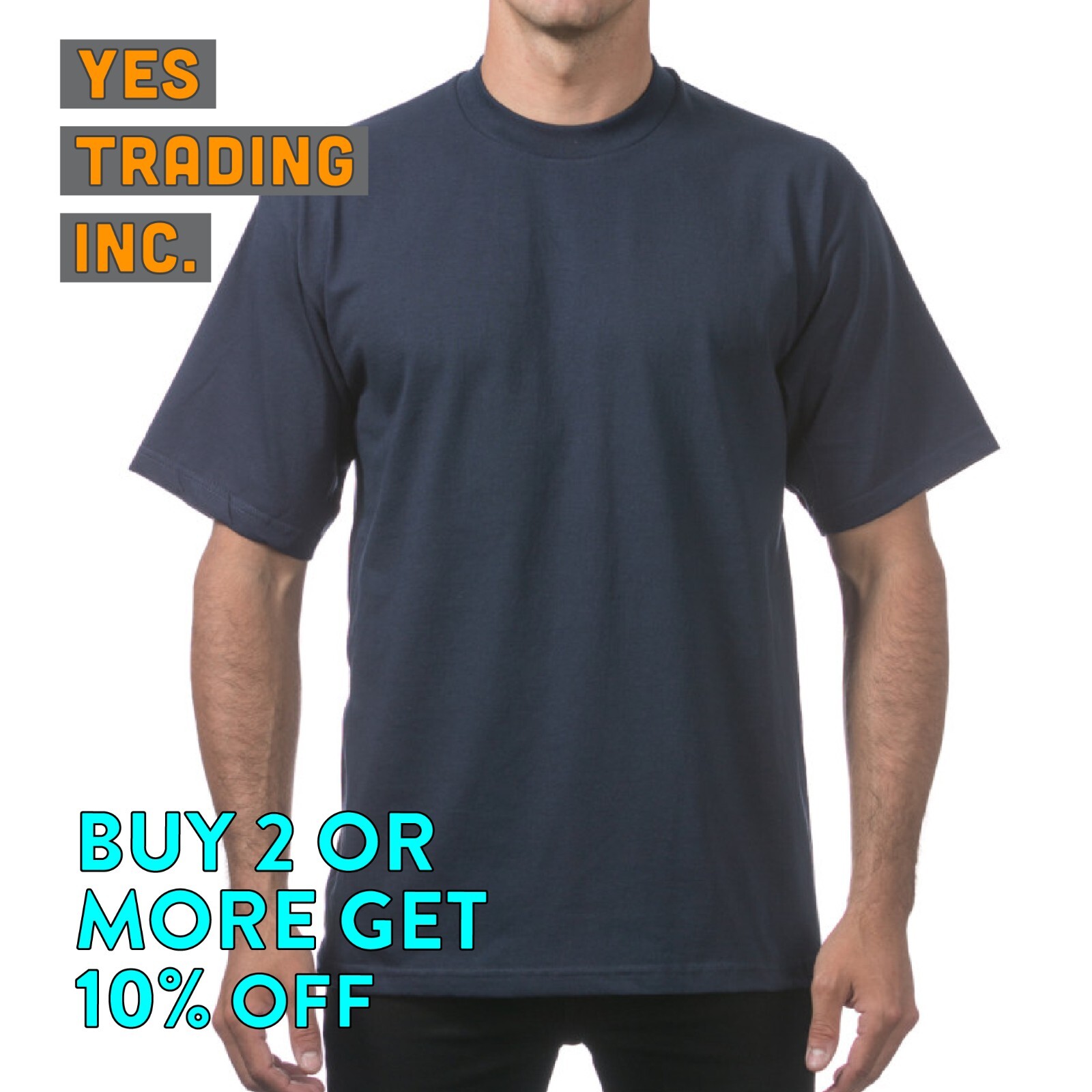 PROCLUB PRO CLUB MENS PLAIN T SHIRT HEAVYWEIGHT SHIRTS SHORT SLEEVE TEE BIG TALL - Picture 12 of 33