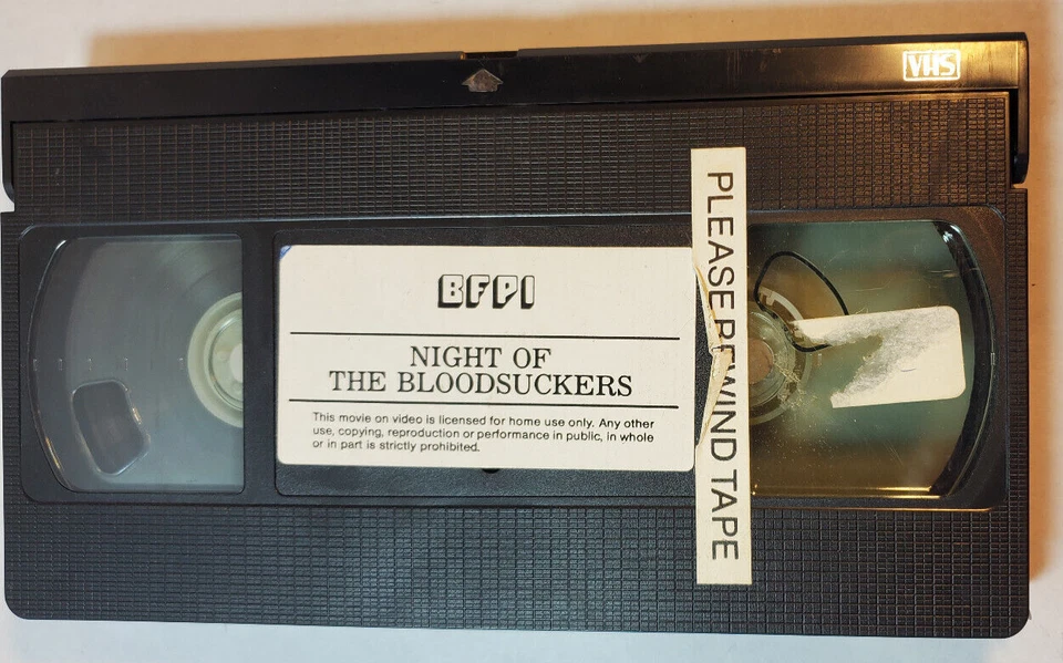 Night Of The Bloodsuckers / Vampire Hookers VHS ~ Rare ~ Horror ~ John Carradine - Image 3 of 4