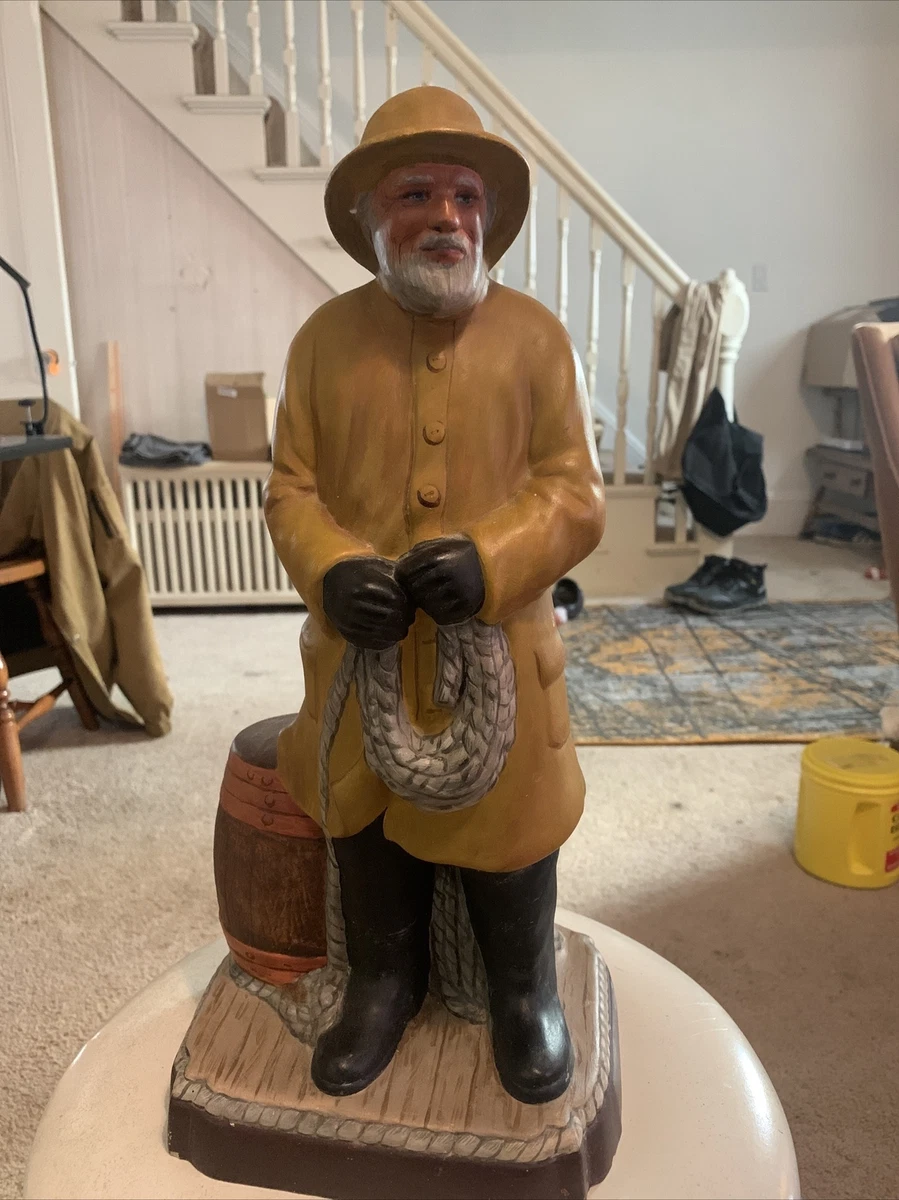 VTG DA Morse Ceramic Fisherman Sailor Sea Captain Nautical Table