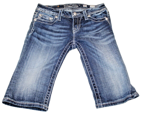 ASOS DESIGN - Bermuda en jean long - Bleu moyen délavé | ASOS