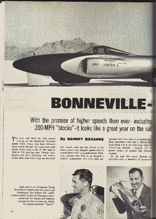 Popular Hot Rodding~9/64~Vol 3 No 9~Arfons~Garlits~Breedlove~Ongais~Landy~Nancy - Image 4 of 4