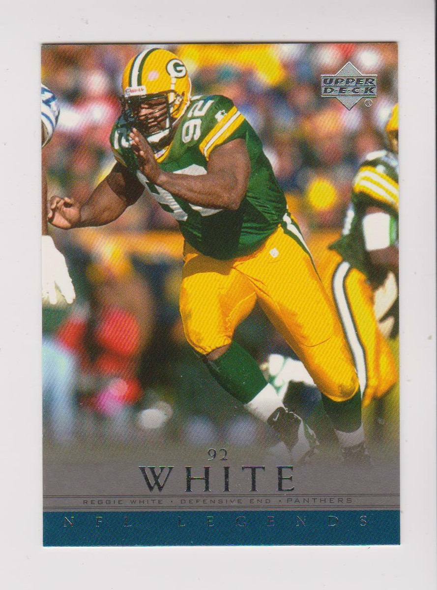 2000 Upper Deck NFL Legends #24 Reggie White card, Green Bay
