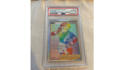 Pokemon - Kabu Secret Rare Rainbow PSA 10 Gem Mint Champion's Path