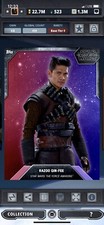 Topps Star Wars Digital Card Trader Tier 8 - Dual Galaxy Purple Razoo - Base 3