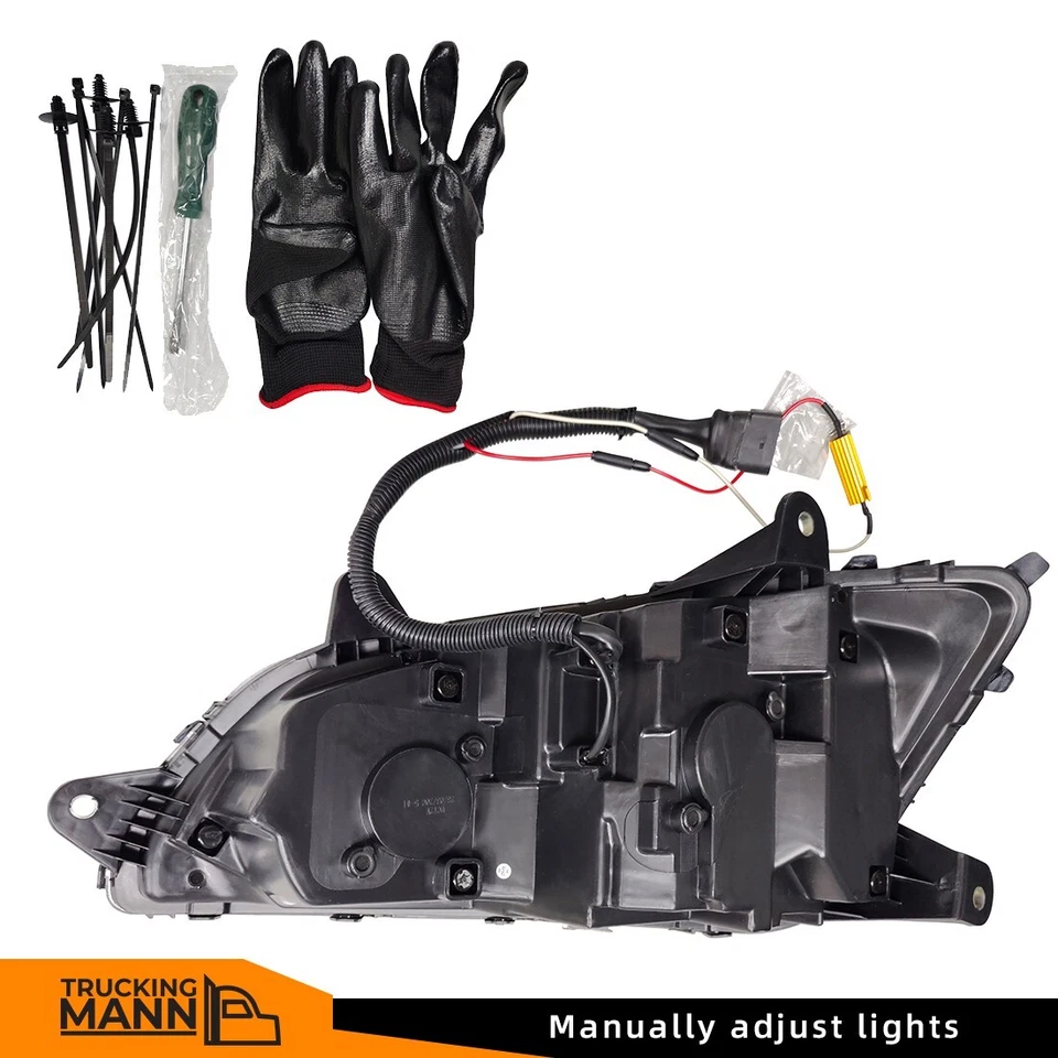 Truckingmann FULL LED 08-19 Kenworth T170 T370 T660 Dual Projector Headlights - Изображение 4 из 4