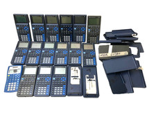 LOT OF-17 Texas Instruments TI-81 Blue Scientific Graphing Calculator with cover