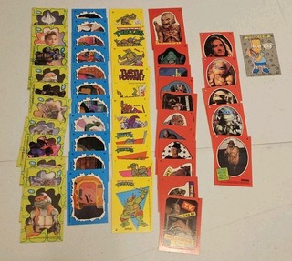 1988 89 90 Topps Teenage Mutant Ninja Turtle Fright Flicks Stickers Read Descrip