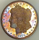 1878 CC MORGAN DOLLAR***GEMBU***DMPL**DEEP MIRRORS RAINBOW***NR #64893