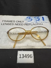 Christian Dior CD 3019 53t Brown Gold Oval Eyeglasses Frames 135 Austria Women