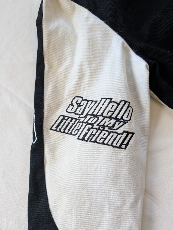 Vintage Scarface Women's Zip-Up Denim Jacket By JH Design - Size Large - Image 4 of 4