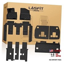 Floor Mats  Backrest Mats  Cargo Fits For Kia Carnival Gas 2022-2026 7 Pcs 
